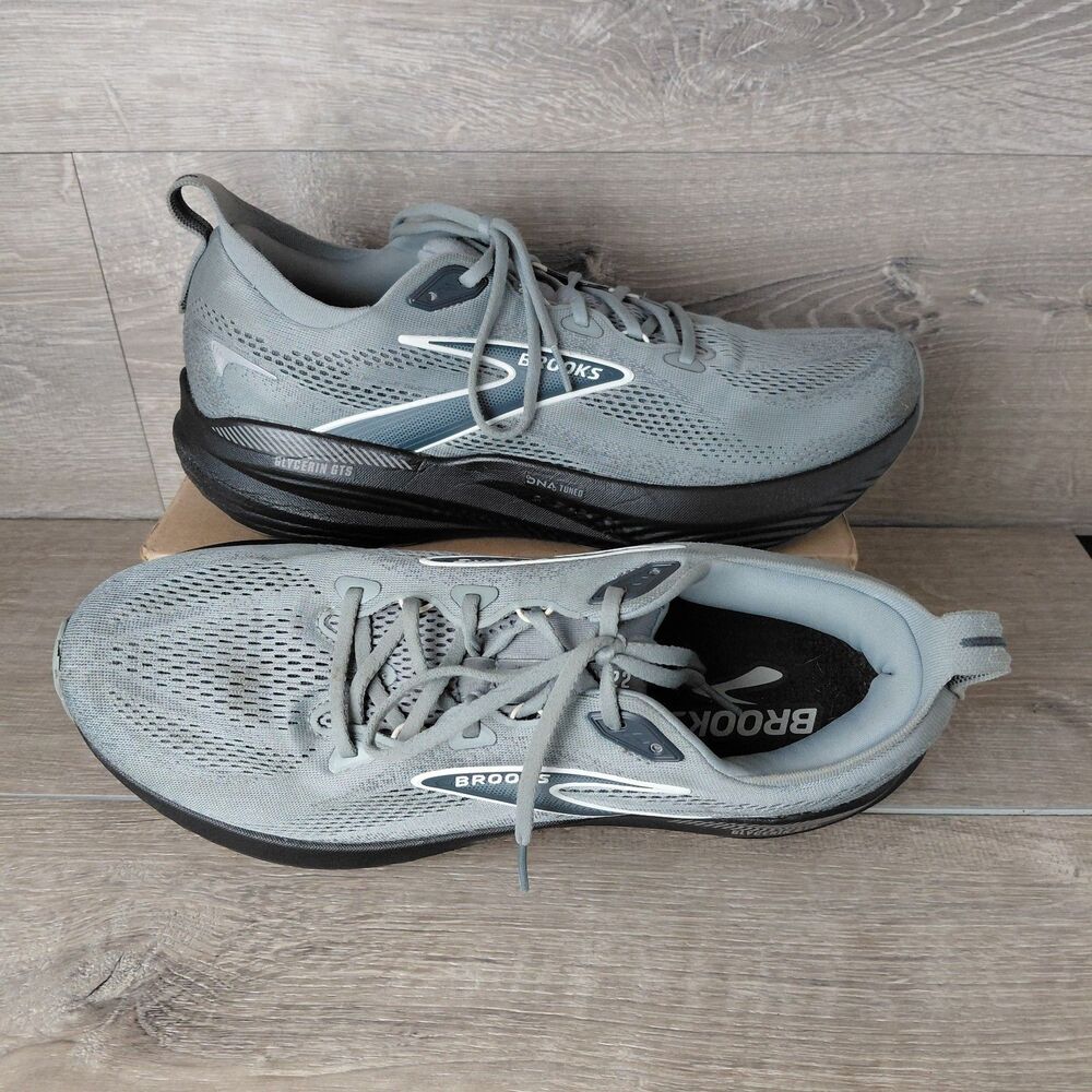 Brooks Glycerin 22 GTS Running Shoes Mens Size 13 Gray DNA LOFT v3 1104461D078